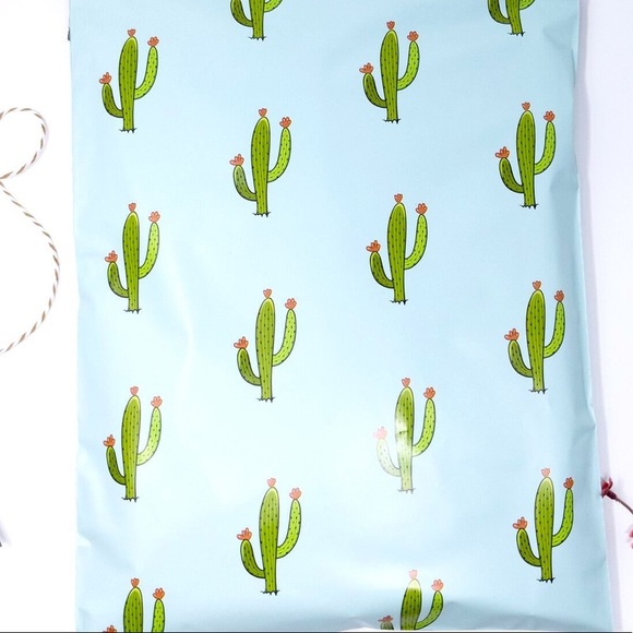 50 10X13 Cactus Green Poly Mailers CLEARANCE - Picture 5 of 6